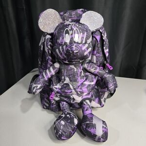 Mickey Mouse Purple And Black Backpack